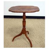 1242	ANTIQUE TILT TOP CANDLE STAND, APPROXIMATELY 17 IN X 21 IN X 28 IN HIGH