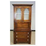 1278	COUNTRY PINE FALL FRONT DESK, APPROXIMATELY 38 IN X 18 IN X 81 IN HIGH