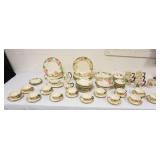 1323	79 PIECE FRANCISCAN WARE DESERT ROSE DINNERWARE