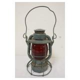 1230B	DEITZ RAILROAD LANTERN WITH RED GLOBE