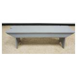 1286C	PRIMITIVE PINE BENCH, APPROXIMATELY 60 IN X 16 IN X 19 IN