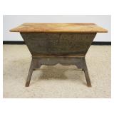 1294B	ANTIQUE PINE DOVETAILED DOUGH BOX, APPROXIMATELY 42 IN X 23 IN X 31 IN H