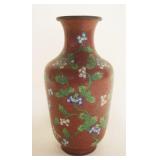 1019	CLOISONNE VASE, APPROXIMATELY 9 1/2 IN HIGH