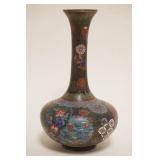 1022	CLOISONNE VASE, APPROXIMATELY 6 IN HIGH