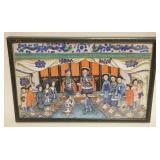 1110	CHINESE WATERCOLOR ON RICE PAPER, APROXIMATELY 14 IN X 9 1/2 IN OVERALL