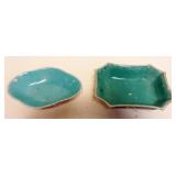 1253	 CHINESE PORCELAIN BOWLS, LARGEST APPROXIMATELY 7 1/2 IN X 5 1/2 IN