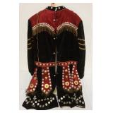 1276	ASIAN COSTUME JACKET W/METAL GARNITURES