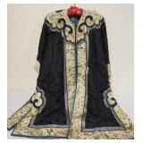 1278	ASIAN SILK EMBROIDERED ROBE