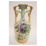 1010	RSTK TEPLITZ VASE, APPROXIMATELY 11 IN HIGH