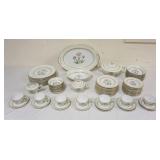 1014	MIKADO CHINA *HARMONY* DINNERWARE SET, 75 PIECES, 9-10 3/4 IN PLATES, 11-7 3/4 IN PLATES, 12-6 