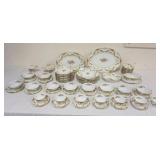1036	NORITAKE *ROSEDALE* HAND PAINTED DINNERWARE, APPROXIMATELY 73 PIECES, 12-6 1/4 IN PLATES, 10-5 