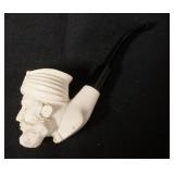 1074	MEERSCHAUM PIPE CARVED SULTANS HEAD, APPROXIMATELY 7 IN LONG