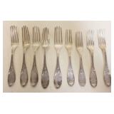 1096	 STEBLINGS & CO FORKS, 13.3 OZT