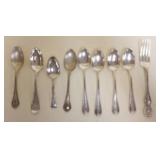 1097	STERLING SILVER ASSORTED FLATWARE, 8.6 OZT