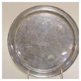 1100	STERLING SILVER TIFFANY PRESENTATION DISH, 8.99 OZT