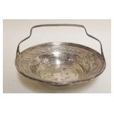 1101	STERLING SILVER BASKET, 2.89 OZT