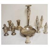 1107	STERLING SILVER WEIGHTED ASSORTMENT, TALLES PIECE APPROXIMATELY 10 IN