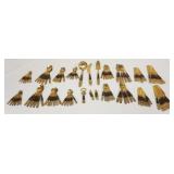 1111	THAI GOLD WASHED FLATWARE SET