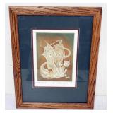 1151	REAL MUSGRAVE *THE ORACLE* FANTASY ARTIST SIGNED 5/150 APPROXIMATELY 13 IN X 16 IN