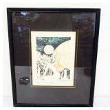 1152	REAL MUSGRAVE *ENTRANCE TO A TINY FOREST* APPROXIMATELY 117 IN X 21 IN