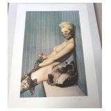 1155	OLIVIA DEBERADINIS SIGNED AND NUMBERED PRINT 277/3190, APPROIMXTELY 34 IN X 24 IN