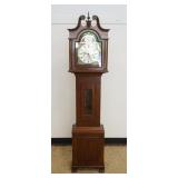 1207	DANEKER MAHOGANY GRANDMOTHERS CLOCK, APPROXIMATELY 17 IN X 10 IN X 71 IN H