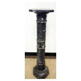 1217	MARBLE PEDESTAL, APPROXIMATELY 10 1/4 IN X 10 1/4 IN X 40 IN HIGH