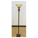 1229	CONTEMPORARY TORCHIERE LAMP, APPROXIMTELY 71 IN H