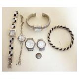 1250	GROUP OF ASSORTED WATCHES, BRACELETS, ETC.