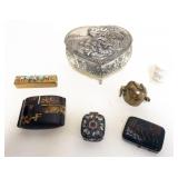 1258	ASSORTED DRESSER AND MINIATURE BOXES