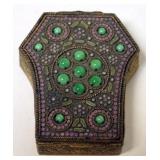 1264	ANTIQUE FRENCH DRESSER BOX, APPROXIMATELY 3 1/2 IN X 2 1/2 IN X 1/2 IN