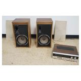 1271	ALTEC LANSING 892A MADERA STEREO SPEAKERS & SHERWOOD S 7210 S/S STEREO RECEIVER, RECEIVER HAS T