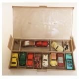 1276	VINTAGE AURORA HO GAUGE SLOT CARS IN PIT CASE