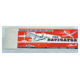 1007	VINTAGE WOOD MODEL AIRPLANE KIT, JET CO MODELS *THE NAVIGATOR* AMPHIBIOUS FLYING BOAT