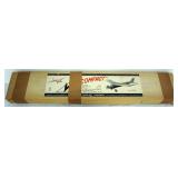 1052	VINTAGE WOOD MODEL AIRPLANE KIT, VK MODEL AIRCRAFT CO. *THE COMPACT RC*