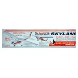 1076	VINTAGE WOOD MODEL AIRPLANE KIT, CARL GOLDBERG MODELS *CESSNA SKYLANE* R/C AIRPLANE KIT SEALED