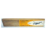 1108	VINTAGE WOOD MODEL AIRPLANE KIT, ECKTRONICS *THE CONCORD* R/C AIRPLANE