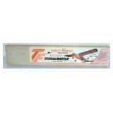 1115	VINTAGE WOOD MODEL AIRPLANE KIT, TOP FLITE *SCHOOL MASTER* R/C AIRPLANE