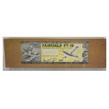 1126	VINTAGE WOOD MODEL AIRPLANE KIT, JETCO MODELS *FAIRCHILD PT-19* R/C AIRPLANE