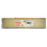 1128	VINTAGE WOOD MODEL AIRPLANE KIT, SIG MFG. CO. *PIPER CUB J-3* R/C AIRPLANE