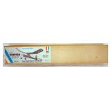 1136	VINTAGE WOOD MODEL AIRPLANE KIT, MIDWEST *SUPER SNIFFER* R/C AIRPLANE