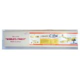 1155	VINTAGE WOOD MODEL AIRPLANE KIT, DEBOLT MODEL ENGINE CO. *COBRA* R/C AIRPLANE