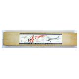 1160	VINTAGE WOOD MODEL AIRPLANE KIT, V K MODEL AIR CRAFT CO. *COMPACT* R/C AIRPLANE