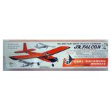 1184	VINTAGE WOOD MODEL AIRPLANE KIT, CARL GOLDBERG MODELS *JR. FALCON* R/C AIRPLANE