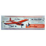 1198	VINTAGE WOOD MODEL AIRPLANE KIT, CARL GOLDBERG MODELS *JR. FALCON* R/C AIRPLANE