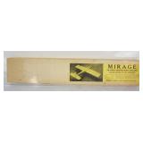 1202	VINTAGE WOOD MODEL AIRPLANE KIT, MAJOR MODEL & MFG *MIRAGE* R/C AIRPLANE