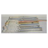 1227	VINTAGE MODEL AIPLANE PARTS, SULLIVAN GOLD-N-RODS, NEW OLD STOCK 13 PACKS ASSORTED, 36 IN, 48 I