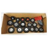 1241	VINTAGE MODEL AIRPLANE TIRES ASSORTMENT & INFLATING PUMP