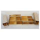 1245	VINTAGE MODEL AIRPLANE LARGE GROUP OF WOOD TOP-FLITE PROPS/PROPELLORS, 10/6, 12/3, 8/3.5, 11/4,