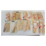 1246	VINTAGE MODEL AIRPLANE LARGE GROUP ASSORTED WOOD PROPS/PROPELLORS